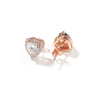 Aphrodite Glamour Heart Earring Set