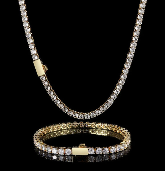 Cyprus Chain & Bracelet Set